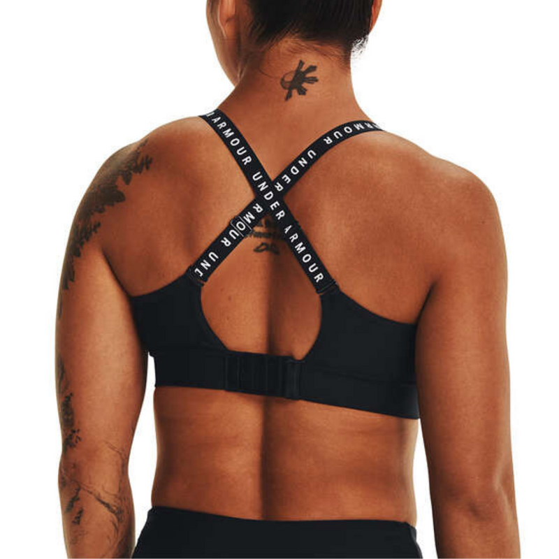 Under Armour Womens Infinity Mid Covered Sports Bra Black