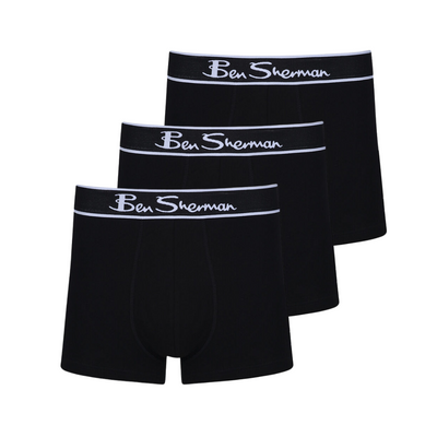 Ben Sherman Men's 3 Pack Trunks, Underwear | Sizes S