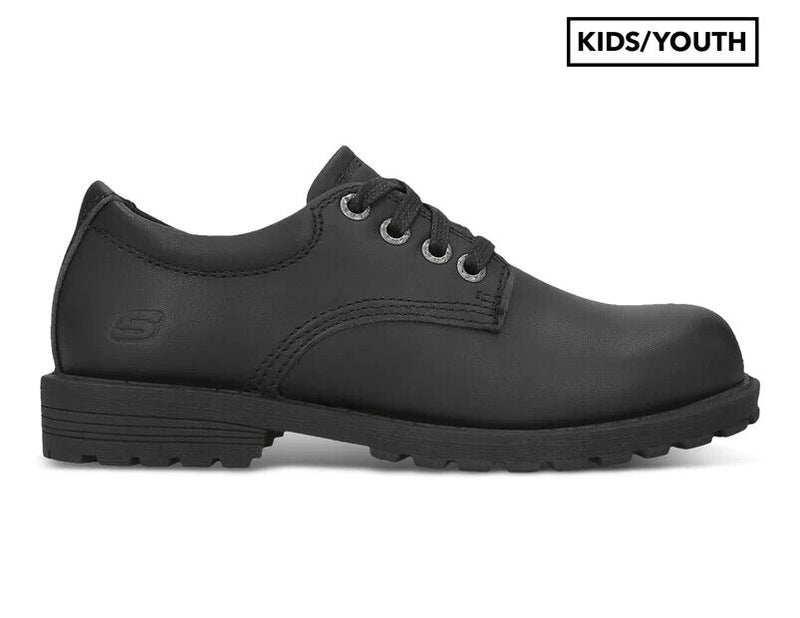 Skechers Unisex Grommetz School Shoes - Black US 11/EU 27.5/UK 10