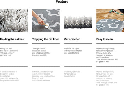 Premium Cat Litter Mat Allways Cat mat M