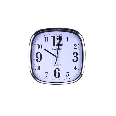 20cm Modern Square numbered Clocks