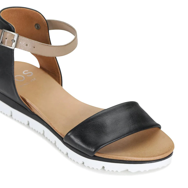 Soda Leather Ankle Strap Sandals by EOS