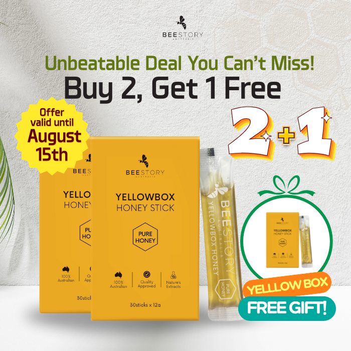[BEESTORY] Yellowbox Honey Stick Low GI (2+1 EVENT)