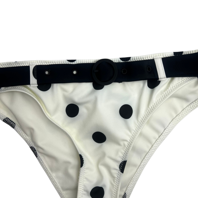 cream black dot Top & Bottom