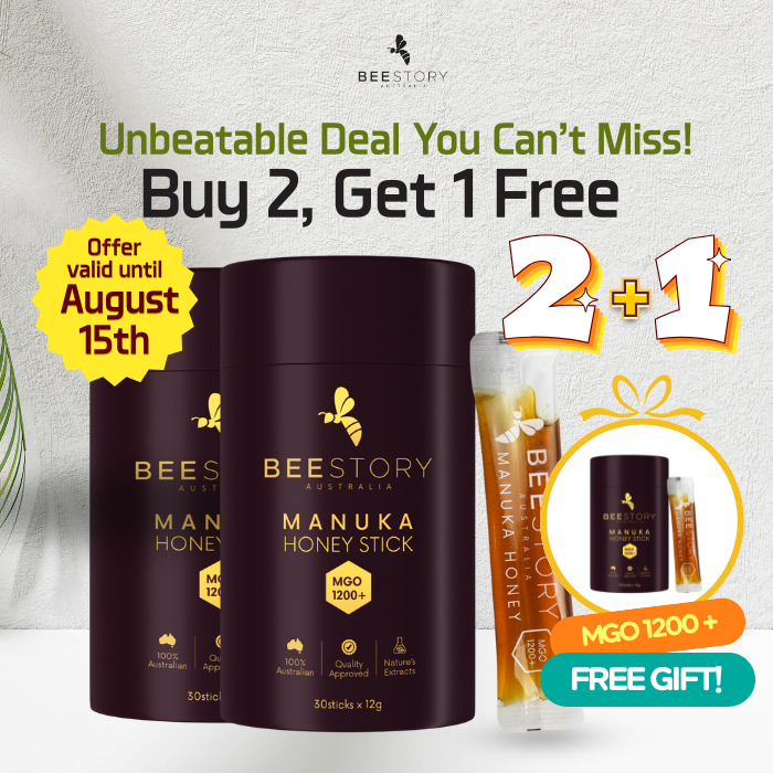 [BEESTORY] Manuka Honey Stick MGO 1200+ (2+1 EVENT)