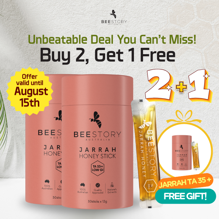 [BEESTORY] Jarrah Honey Stick TA35+ Low GI (2+1 EVENT)