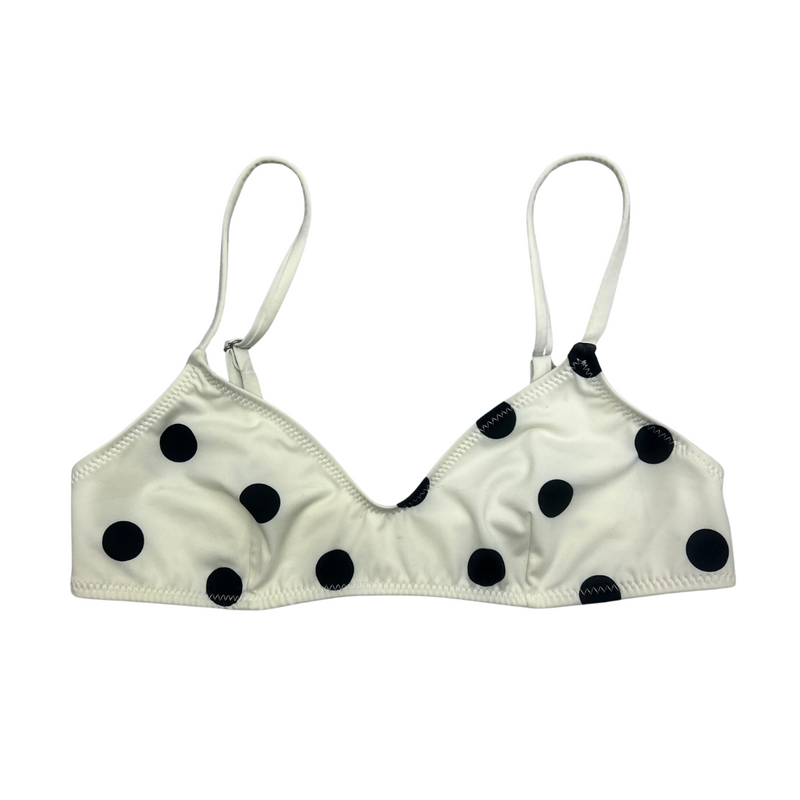 cream black dot Top & Bottom