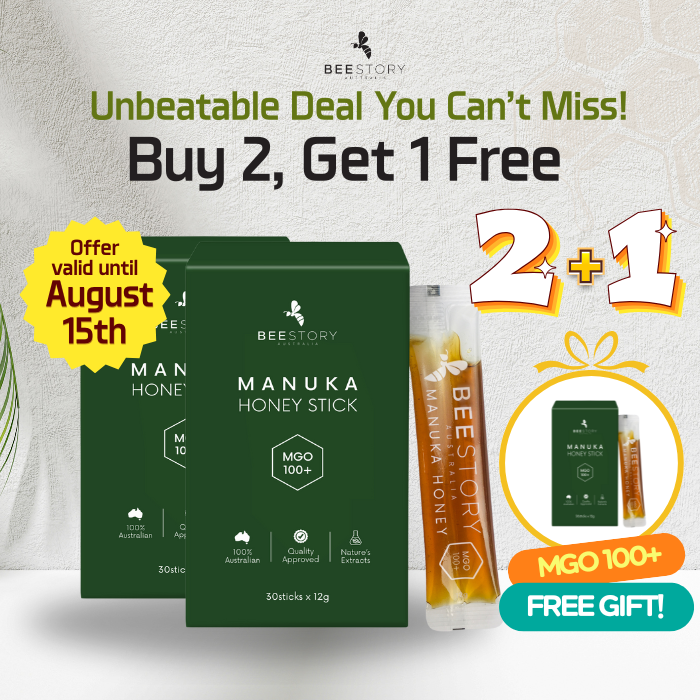 [BEESTORY] Manuka Honey Stick MGO 100+ (2+1 EVENT)