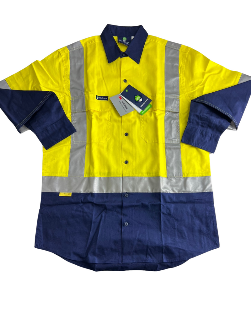 WS Workwear cotton longsleeve to fit chest