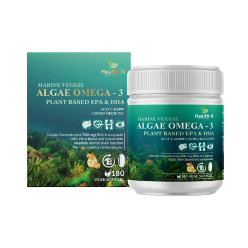 Health N ALGAE OMEGA - 3 180 vege softgel