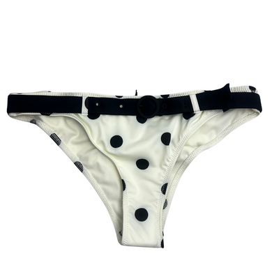 cream black dot Top & Bottom