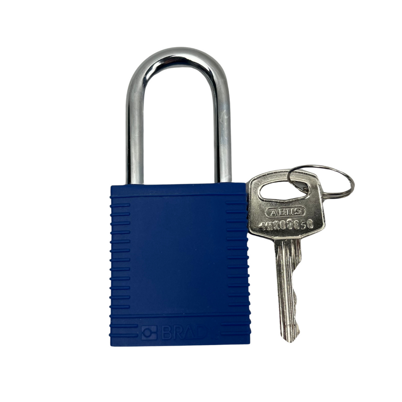 Nylon Padlock Steel Shackle - 38mm