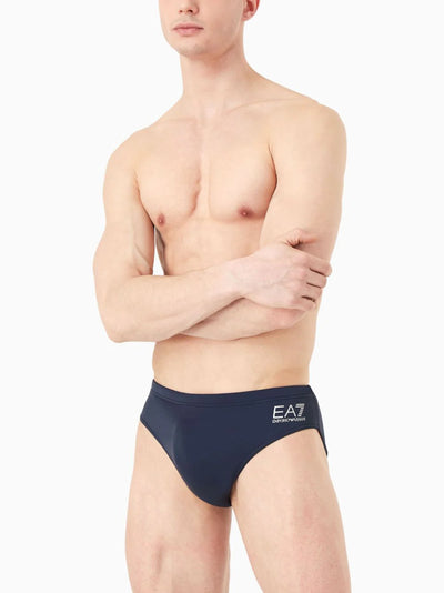 Ea7 Emporio Armani logo-print Men's swimming trunks