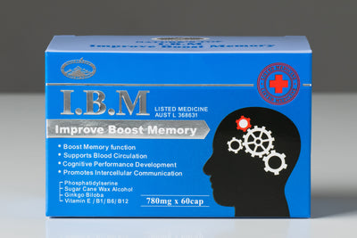 I.B.M (IMPROVE BOOST MEMORY) 780mg/ 60 Capsules