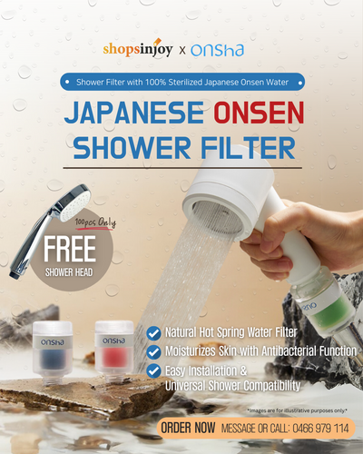 Ohsha Japanese Onsen Shower Filter