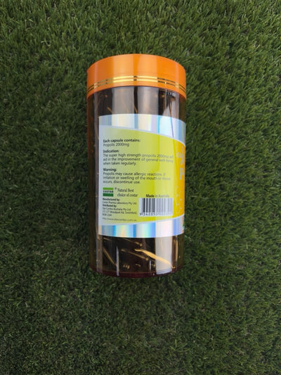 Costar-Black Propolis 2000mg 365 Capsules
