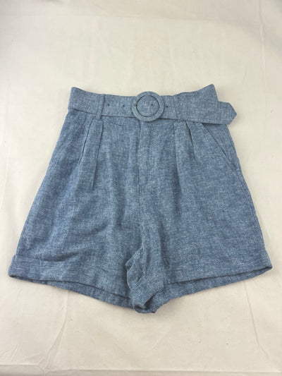 SABA CUFFED LINEN SHORTS