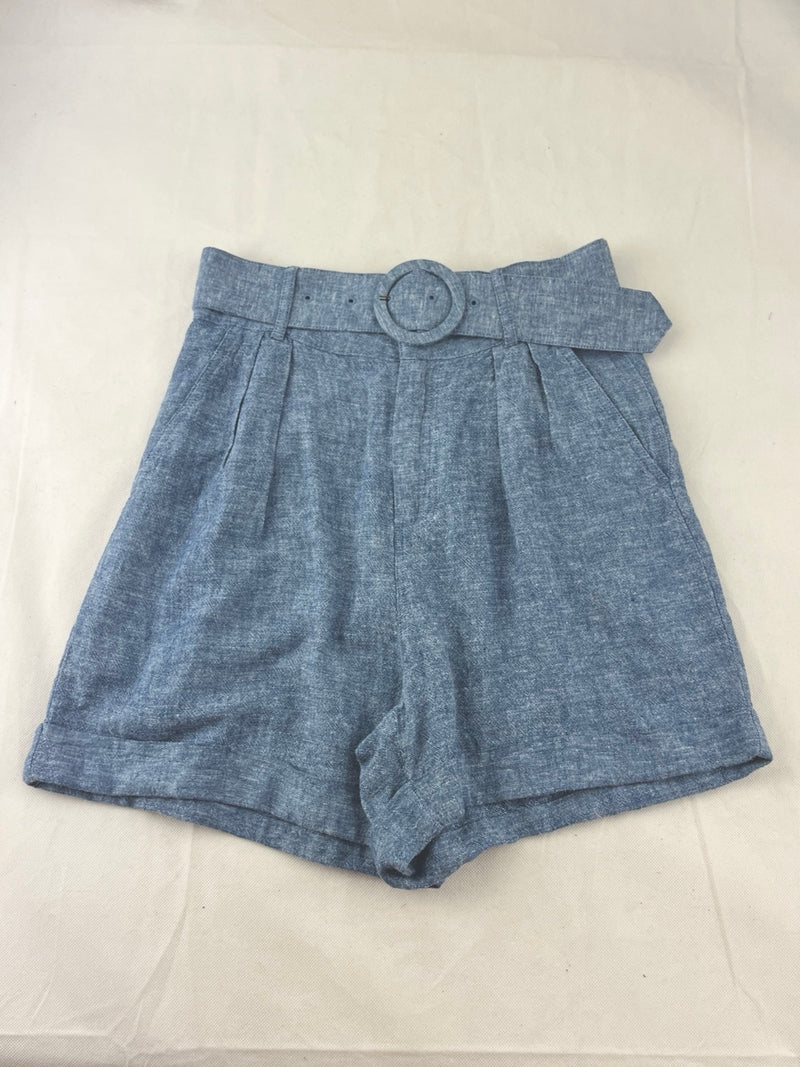 SABA CUFFED LINEN SHORTS