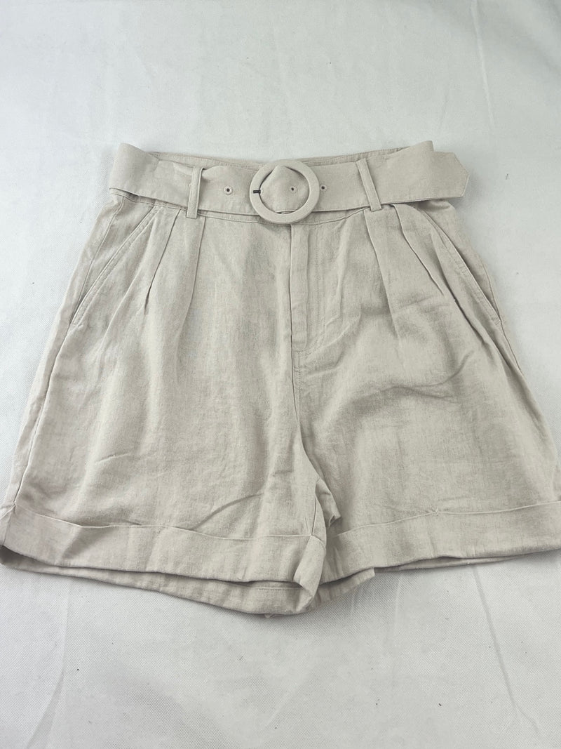 SABA CUFFED LINEN SHORTS