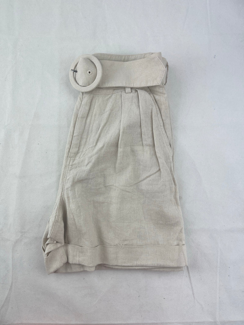 SABA CUFFED LINEN SHORTS