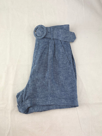SABA CUFFED LINEN SHORTS