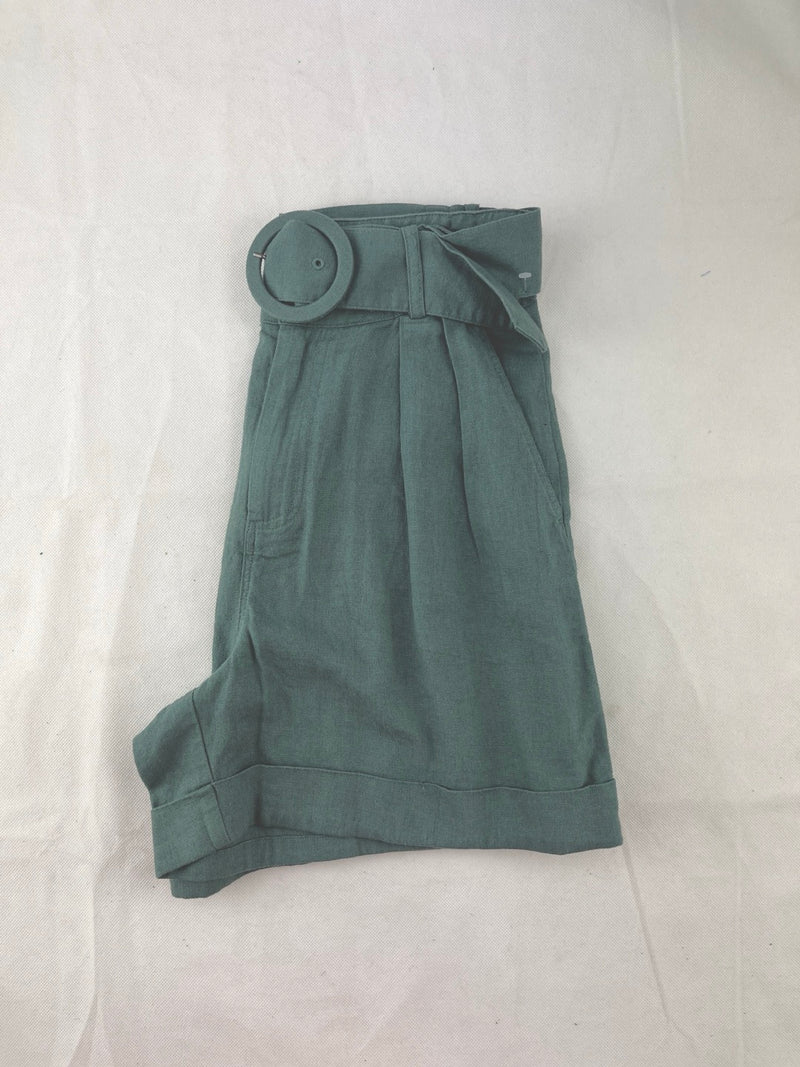 SABA CUFFED LINEN SHORTS