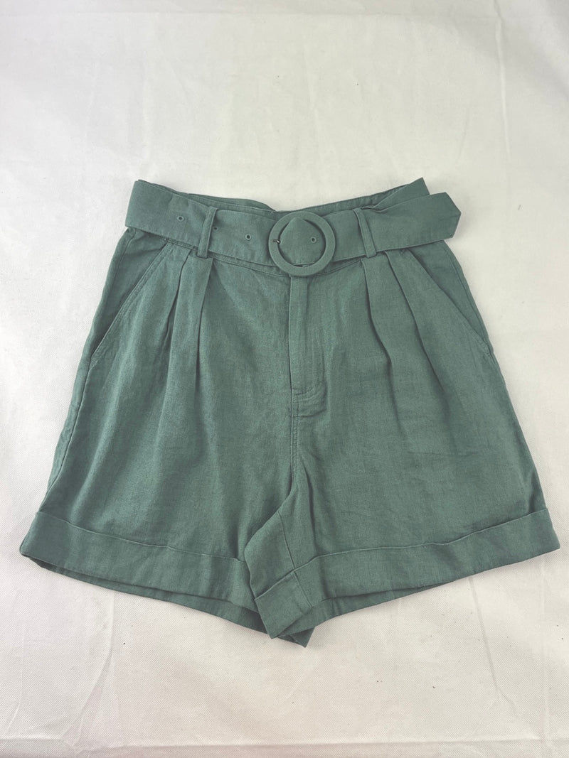 SABA CUFFED LINEN SHORTS