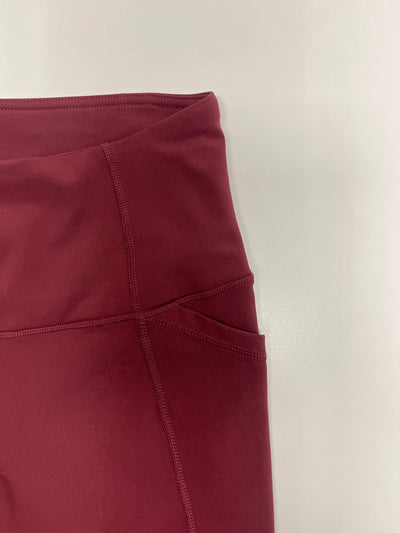 90 Degree By Reflex 116430 High Waist Women's Leggings- Rouge Blush