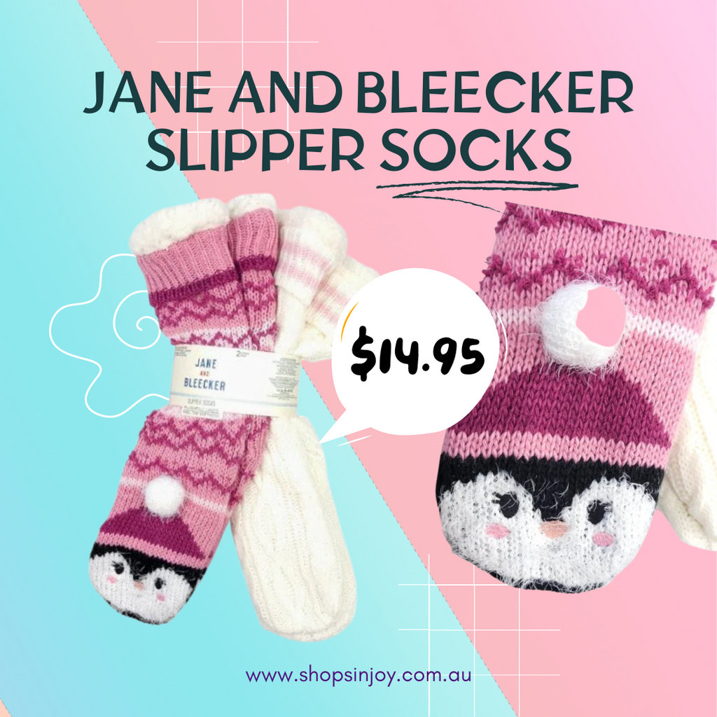 JANE AND BLEECKER SLIPPER SOCKS – SHOPSINJOY