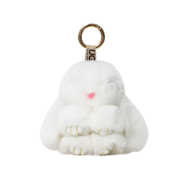 UGG  Fluffy Bunny Keyring
