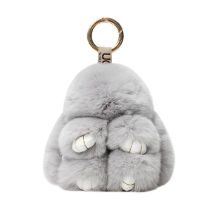 UGG  Fluffy Bunny Keyring
