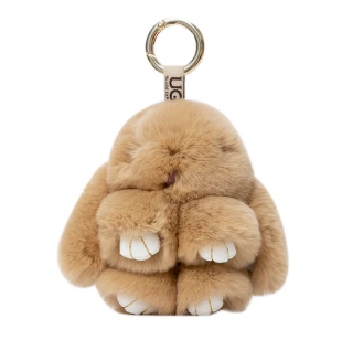 UGG  Fluffy Bunny Keyring