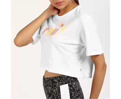 PUMA Women's Essentials+ Cropped Tee