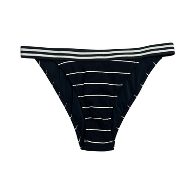 SOLID & STRIPED BLACK PINSTRIPE RIBB