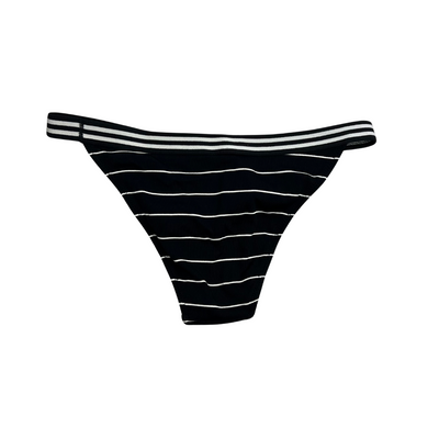 SOLID & STRIPED BLACK PINSTRIPE RIBB