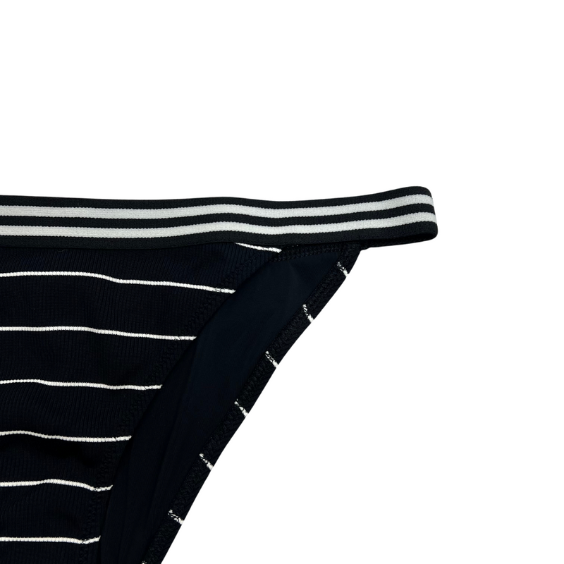 SOLID & STRIPED BLACK PINSTRIPE RIBB