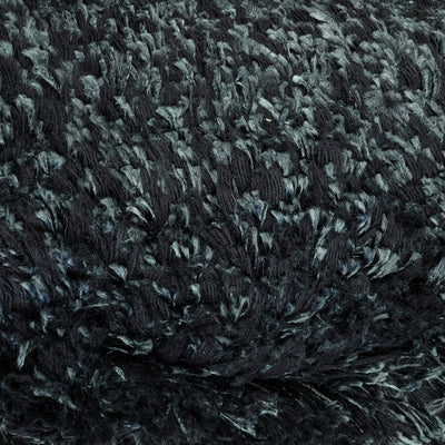 Angora Lux Black Wool Hand-Made