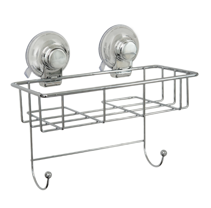NALEON Classic 3 in 1 Chrome Suction Wire Basket