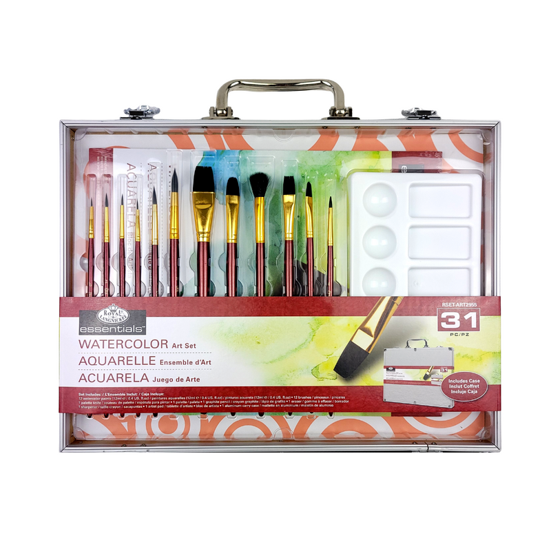 ROYAL & LANGNICKEL 32pc WATERCOLOR SET