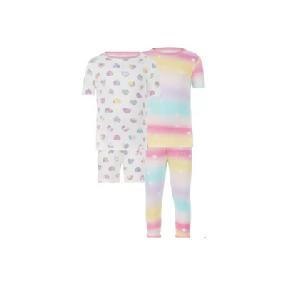 Kirkland Signature Kids' 4-piece Cotton PJ Set