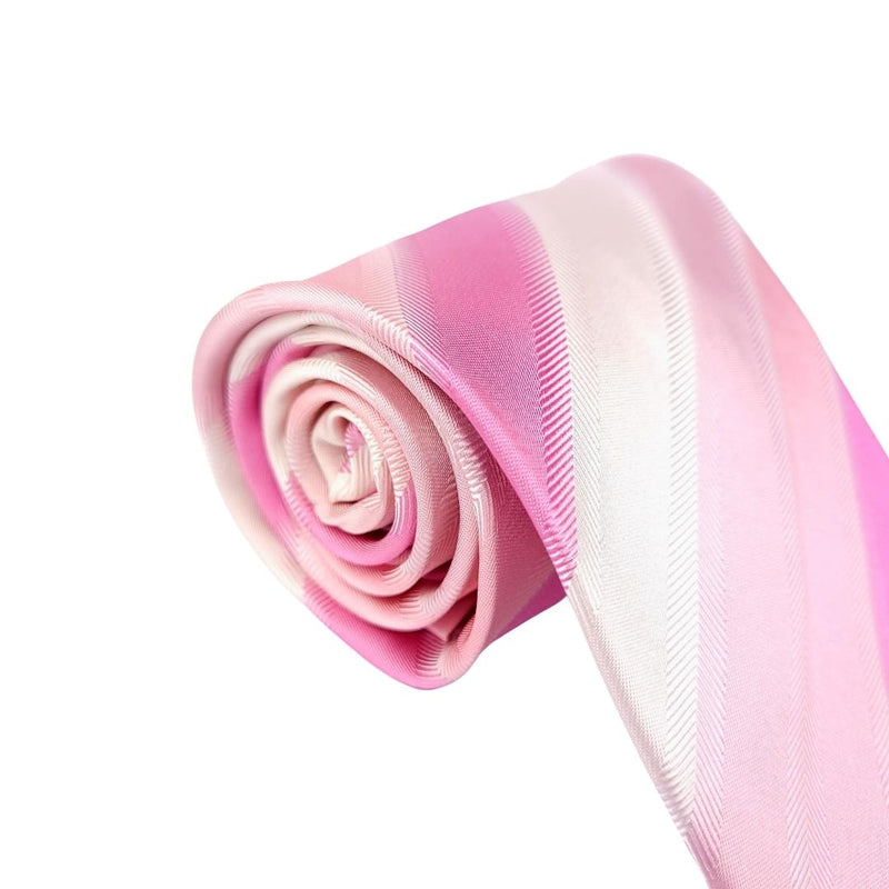 GUERRA MODA 100% SILK TIE PINK