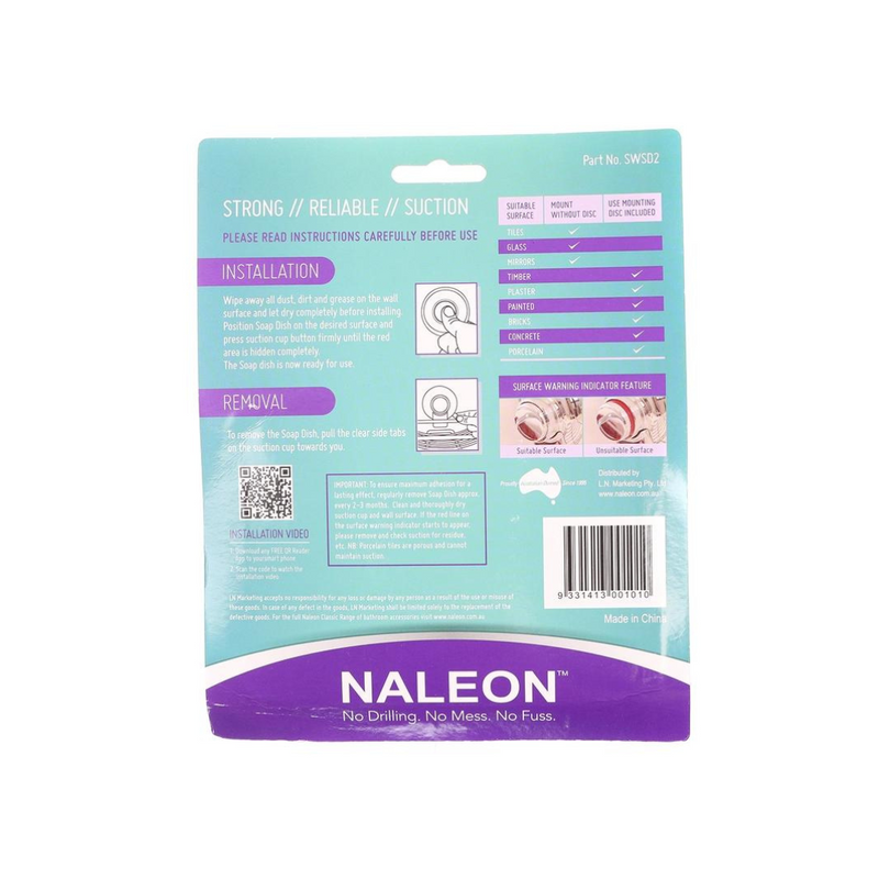 NALEON Classic Classic Super Suction Soap Dish