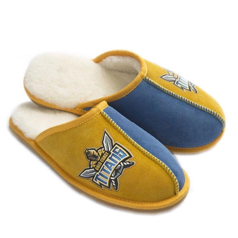 TEAM UGGS Unisex NRL Scuff Slippers, Gold Coast Titans