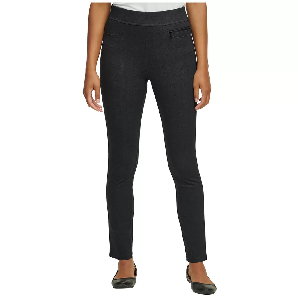 DKNY Jeans Women 3X Ponte Pants Black Pull On Lightweight Stretch | eBay