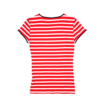 Tommy Hilfiger Striped Crew Tango Tee