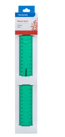 Studymate Metal Ruler Studymate Flexible Ruler 30cm Blue – SHOPSINJOY