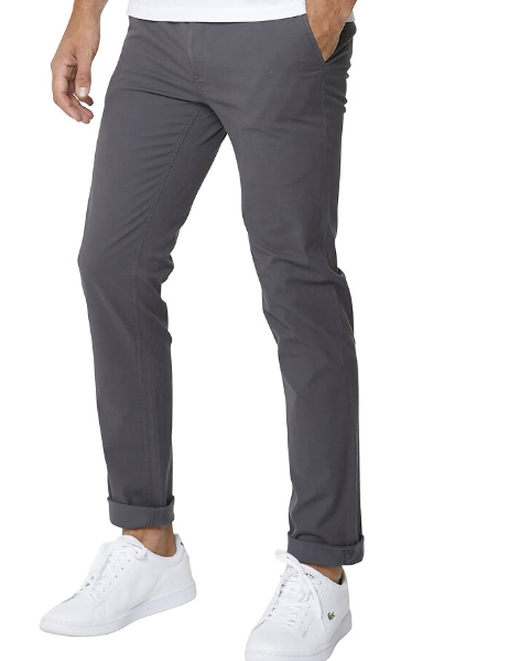 Ben Sherman SCRIPT CHINO PANT CHARCOAL