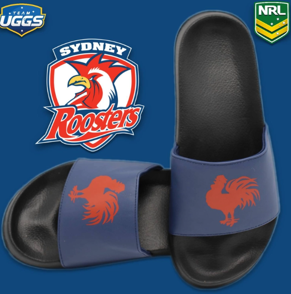 TEAM UGGS Unisex NRL Slides, Sydney Roosters