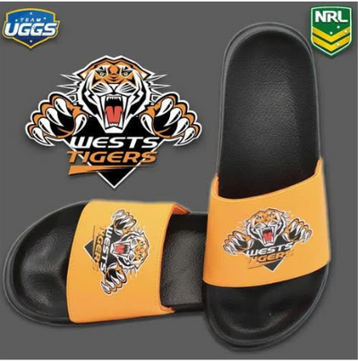 TEAM UGGS Unisex NRL Slides, Wests Tigers