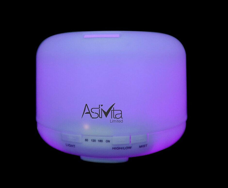 AstiVita Aroma diffuser Humidifier 500ml - 5 in 1 Ultrasonic Aromatherapy Diffuser